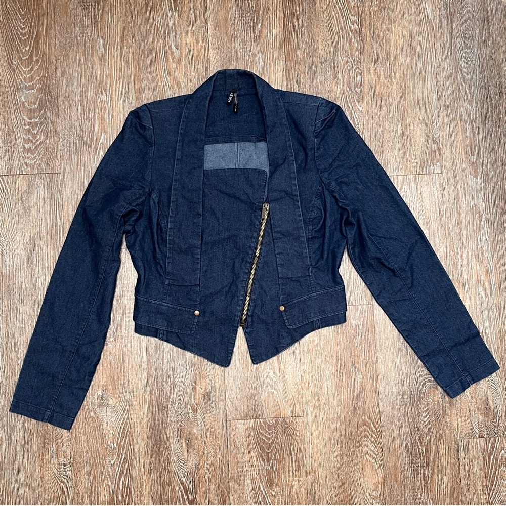 Ashley By 26 International Dark Blue Jean Jacket